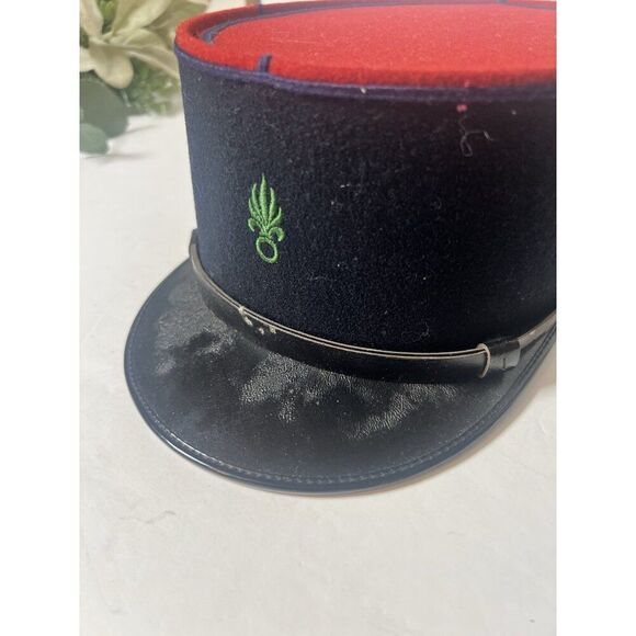 Vintage 1960’s French Foreign Legion Kepi Military Hat Size 58X Scecam Bernay - Picture 2 of 9